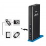 I-note Dock Station USB 3.0 Ethernet & HDMI / DVI  / audio / réseau compatible  Windows et Linux