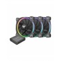 Ventilateurs  Thermaltake Riing Plus 140 mm  RGB Pack de 3