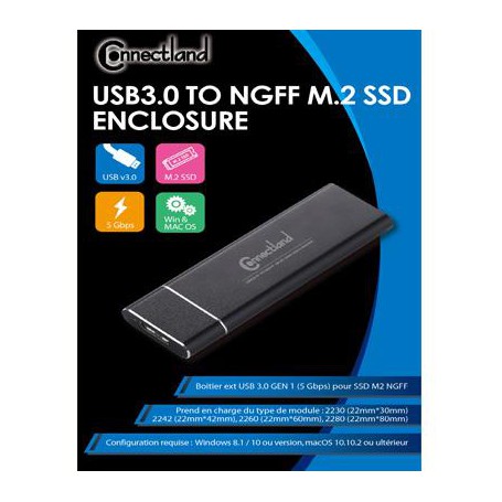 Boîtier de disque dur mobile boîtier de disque dur externe boîtier de disque  mobile pour Windows boîtier de disque dur SATA 2.5 pouces boîtier externe  de disque dur USB3.0 