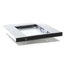 Rack Slim 12.7mm pour disque dur supplémentaire à la place du DVD SATA